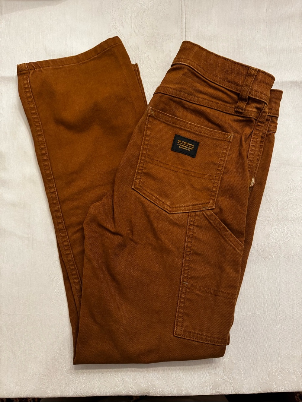 REI Kid’s Rust Brown Carpenter Pants - KK0026